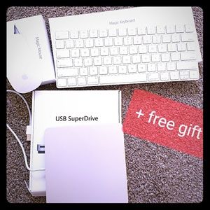 Sales!Apple magic mouse keyboard superdrive bundle